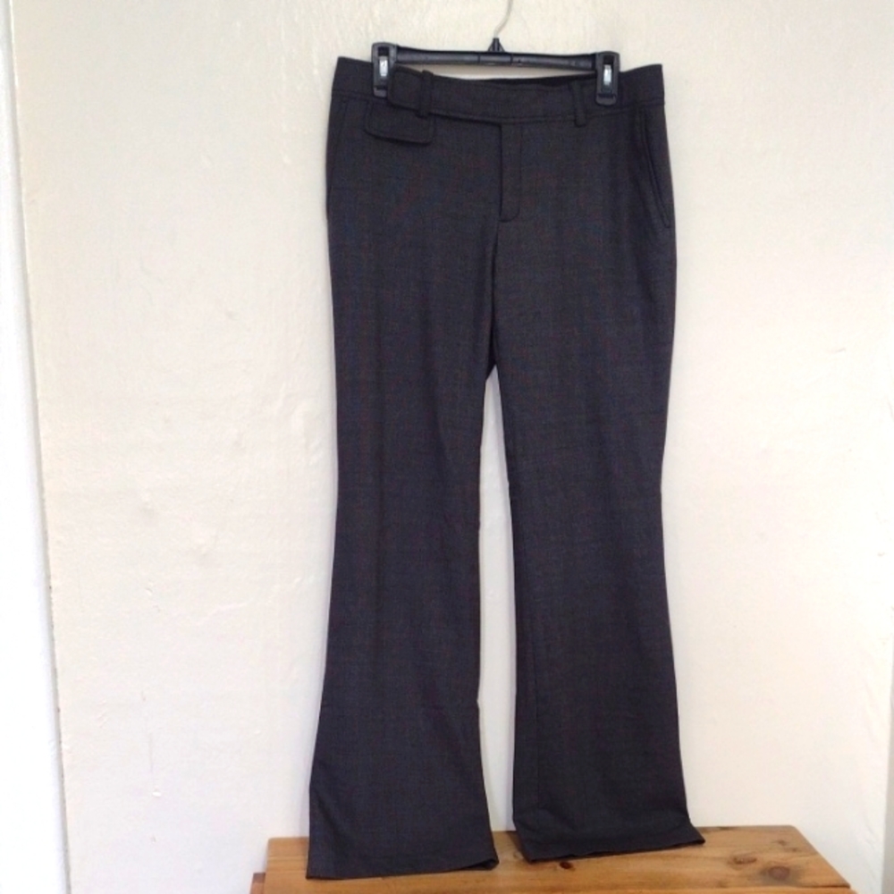 Banana Republic Ryan Fit Stretch Wool Flare Ankle Pants Size 8